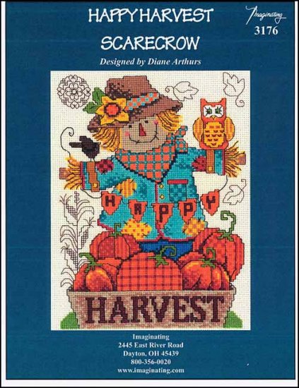 Happy Harvest Scarecrow - Click Image to Close