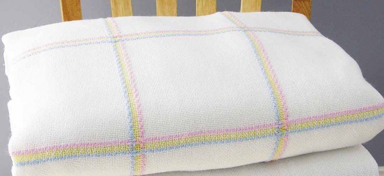 Nursery Time Baby Afghan-Antique White - Click Image to Close
