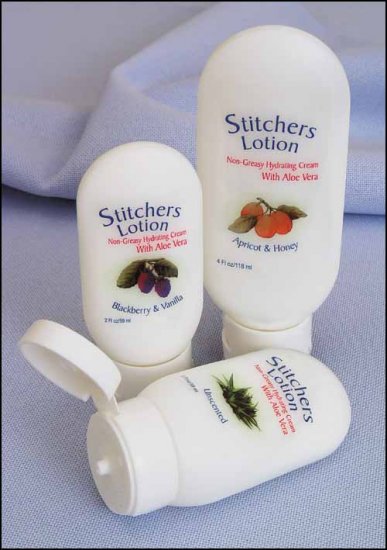 Stitcher's Lotion 4 oz. Tubes. Unscented Lotion - Click Image to Close