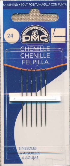 DMC Chenille Needles. Size 22 Chenille - Click Image to Close