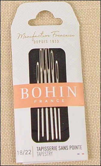 Bohin Tapestry Needles, sizes 18,20,22 - Click Image to Close