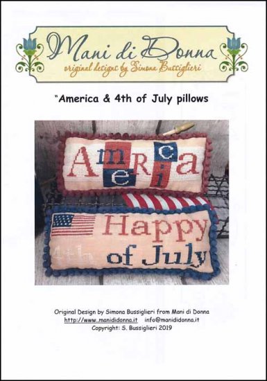 America & 4th Of July Pillow - Click Image to Close