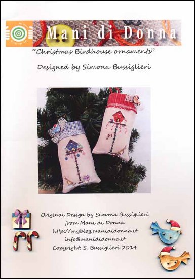 Christmas Birdhouse Ornaments - Click Image to Close