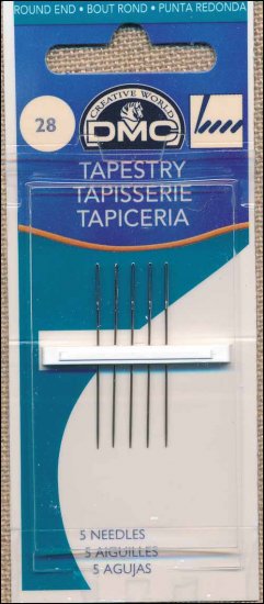 DMC Tapestry Needles. Size 26 Tapestry - Click Image to Close