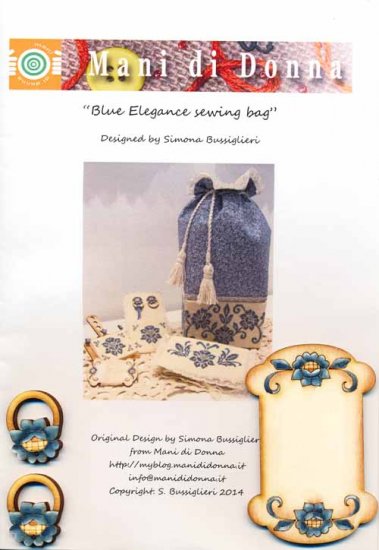 Blue Elegance Sewing Bag - Click Image to Close