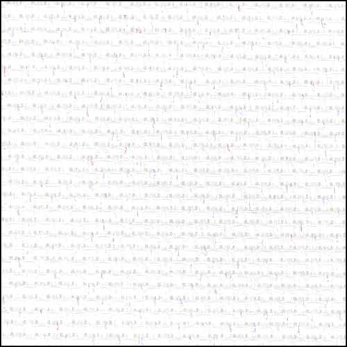 Opalescent/White Aida 16, 43"x 1yd, Zweigart - Click Image to Close