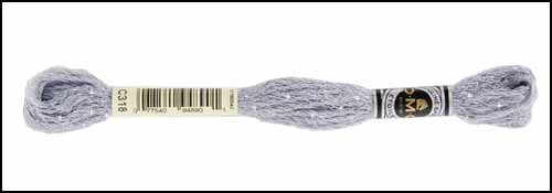 DMC Etoile Floss Color 318 Light Steel Gray - Click Image to Close
