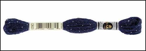 DMC Etoile Floss Color 823 Dark Navy Blue - Click Image to Close