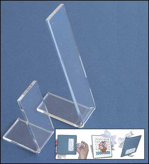 4" Tall Acrylic Finishing Stands - Click Image to Close