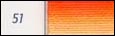 DMC Floss Color 051 Variegated Burnt Orange - Click Image to Close