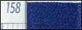 DMC Floss Color 158 Med. Very Dark Cornflower Blue - Click Image to Close