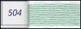 DMC Floss Color 504 Very Light Blue Green - Click Image to Close