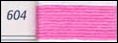 DMC Floss Color 604 Light Cranberry - Click Image to Close