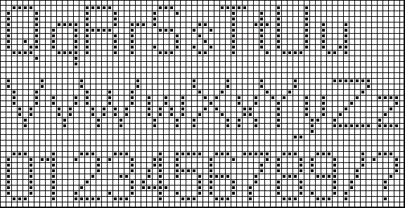 Bobble Stitch Alphabet Chart