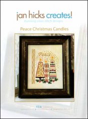 Peace Christmas Candles