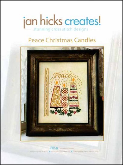 Peace Christmas Candles - Click Image to Close