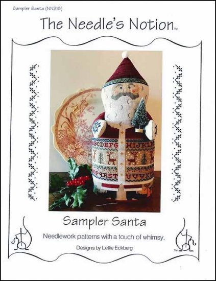 Sampler Santa - Click Image to Close