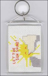 Rectangular Keychain, Floss Tag, or Ornament Tag