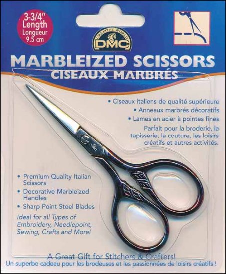 Purple Essence Marbleized Embroidery Scissors - Click Image to Close