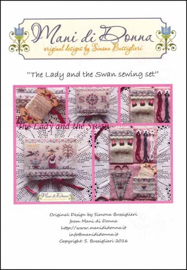 The Lady And The Swan Sewing Set - Click Image to Close