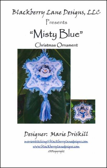 Misty Blue Ornament - Click Image to Close