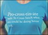 Pro-cross-tin-ate T-Shirt, Sapphire Medium