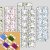 (image for) Floral Cardboard Bobbins, pack of 4