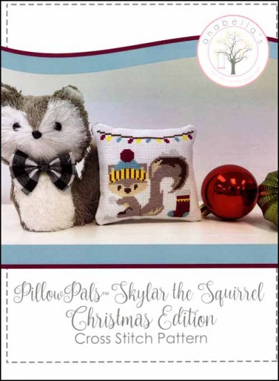 Pillow Pals Skylar The Squirrel Christmas Edition - Click Image to Close
