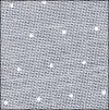 White Mini Dots on Grey Belfast Linen Short Cut 24"x55"