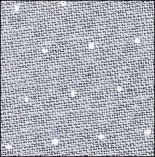 Grey Belfast Linen w/White Mini Dots