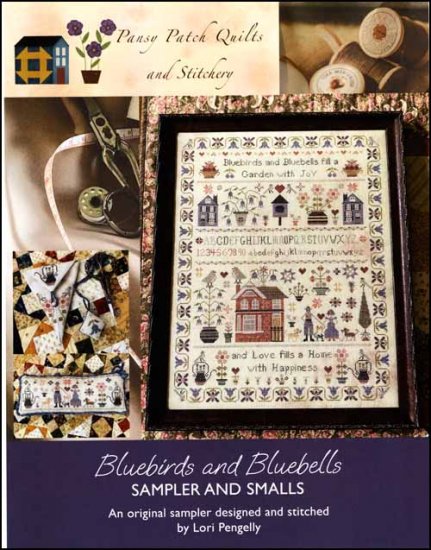 Bluebirds and Bluebells Samplers and Smalls - Click Image to Close