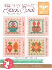 Bee In My Bonnet Stitch Cards Set T