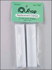 Q-Snaps. 4 1/4" Clamps pair for 6" Frame