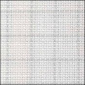 Easy Count White Aida 18ct Short 25"x43"