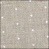 Mini Dots Raw Linen w/White Dots Cashel Linen