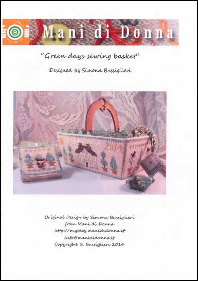 Green Days Sewing Basket - Click Image to Close