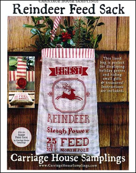 Reindeer Feed Sack - Click Image to Close