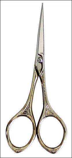 Sunshine 3¾" Embroidery Scissors - Click Image to Close