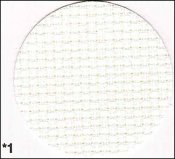 White Aida 14, 43" x 1yd, Zweigart