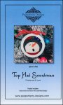 Top Hat Snowman Punchneedle Pattern