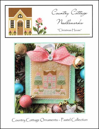 Pastel Ornament Part 1 Christmas House - Click Image to Close