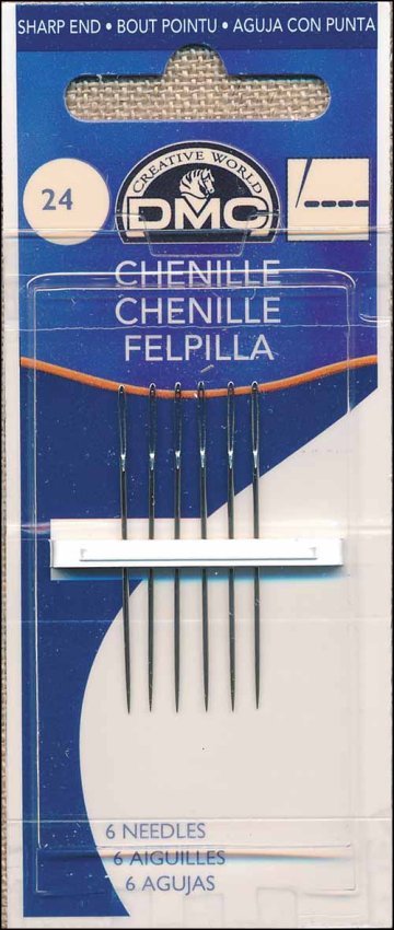 (image for) DMC Chenille Needles. Size 22 Chenille - Click Image to Close