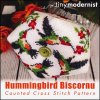 Hummingbird Biscornu