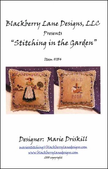 Stitching In The Garden - Click Image to Close