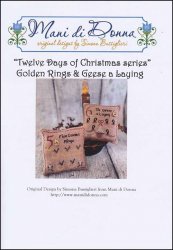 Twelve Days Of Christmas Series Golden Rings & Geese A Laying
