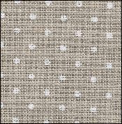 Petit Point Raw/White Belfast Linen Short Cut 6" x 55"