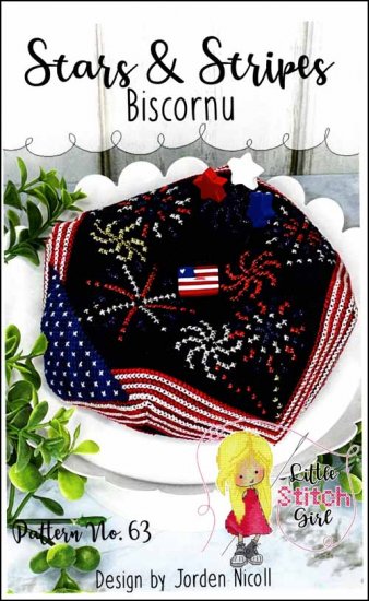 Stars & Stripes Biscornu - Click Image to Close