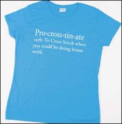 Pro-cross-tin-ate T-Shirt, Sapphire Small