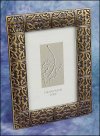 Antique Brass 2" x 3" Decorative Frame