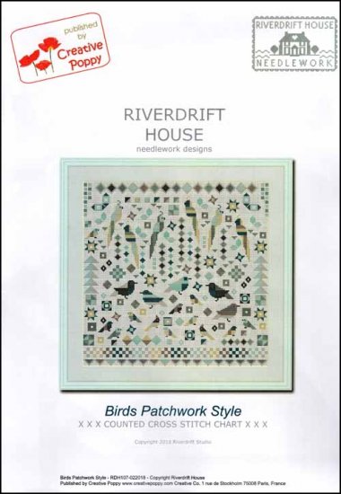 Birds Patchwork Style - Click Image to Close